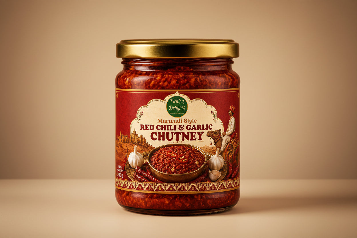 Marwadi Red Chilli & Garlic Chutney