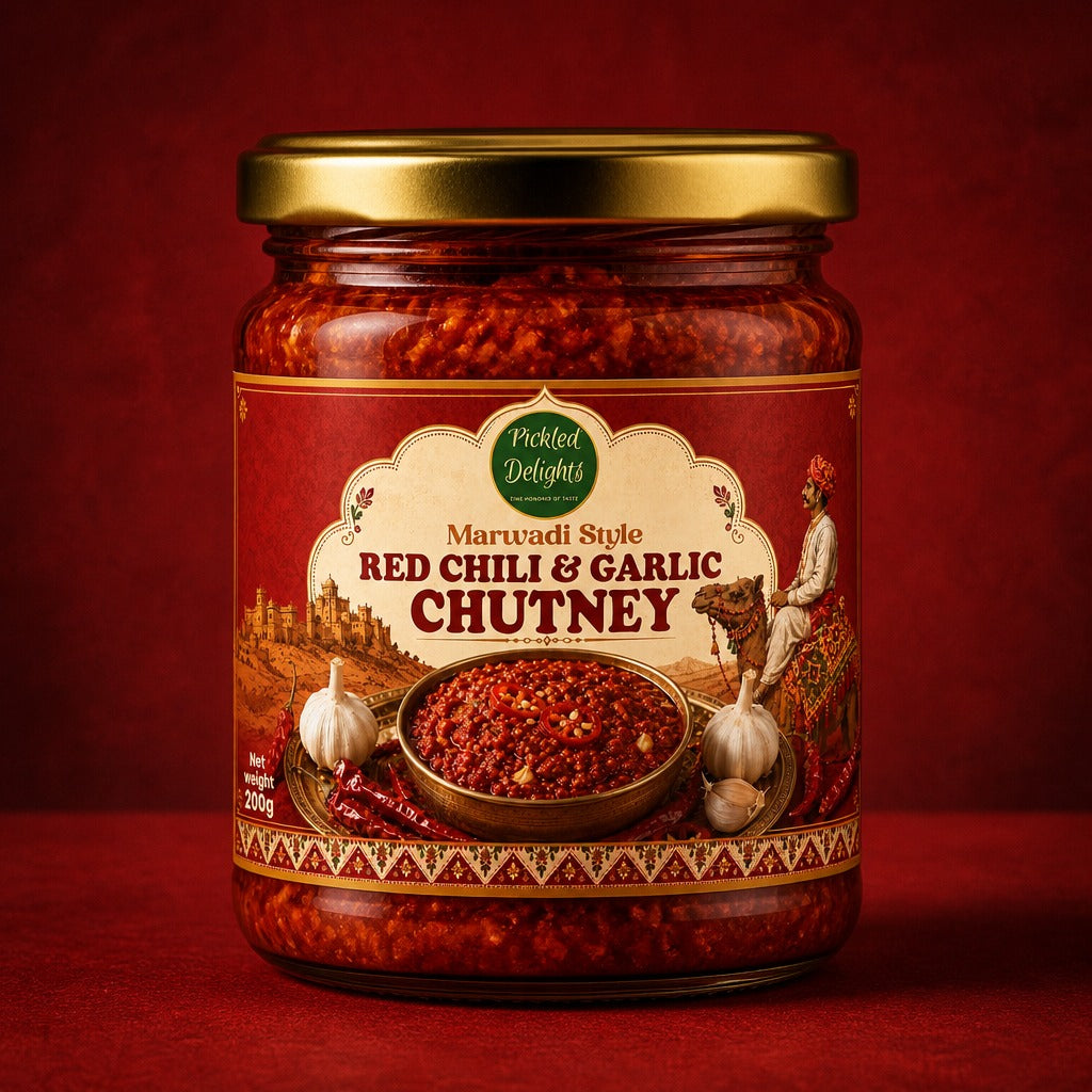 Marwadi Red Chilli & Garlic Chutney