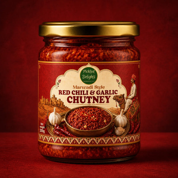 Marwadi Red Chilli & Garlic Chutney