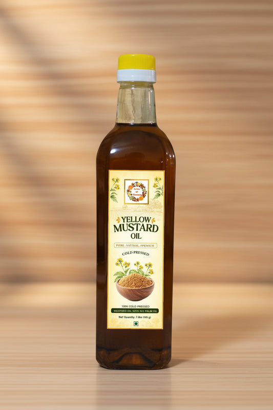 House of Flavours Yellow Mustard Oil - 1 liter